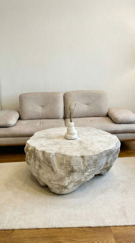 میز جلو مبلی طرح سنگی صخره ایی