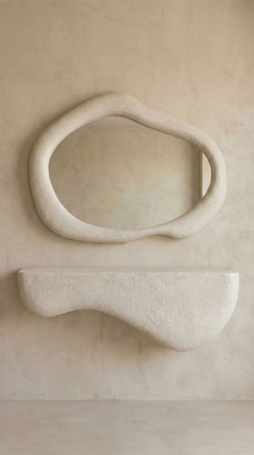 آینه و کنسول مینیمال