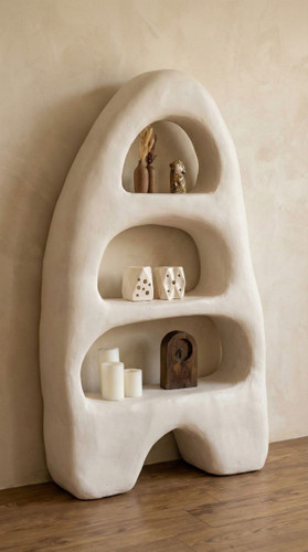 شلف مینیمال دکوراتیو با طراحی هنری